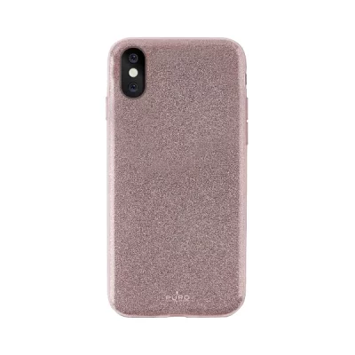 ALPEXE Puro Coque de Protection Flexible pour iPhone XS Rose