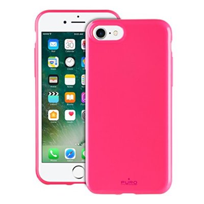 PURO  coque semi rigide avec lunette de soleil - pour iphone 7 - rose