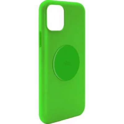 PURO  coqiconfip11g - coque icon silicon soft fluo ip 11 verte