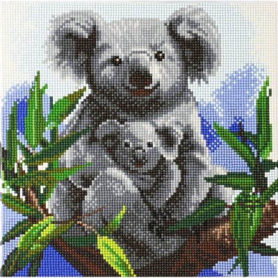 OZ INTERNATIONAL Puzzle Crystal Art - Kit Broderie Diamant - Koala