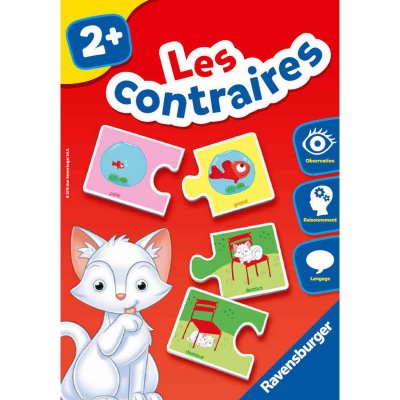 RAVENSBURGER Puzzle duo : les contraires