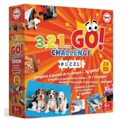 EDUCA Puzzle  3,2,1 Go! Challenge 144 Pi&egrave;ces 
