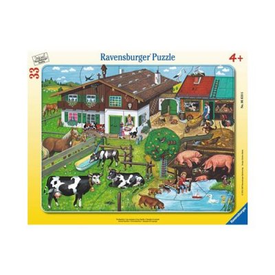 RAVENSBURGER Puzzle Les animaux et leurs familles 