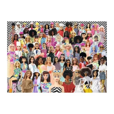 RAVENSBURGER Puzzles adultes - puzzle 1000 pi&egrave;ces - barbie (challenge puzzle)