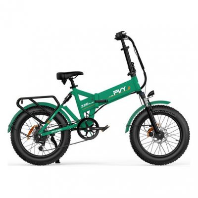  PVY Z20 Plus 1000 V&eacute;lo &Eacute;lectrique 250W Moteur Batterie 48V/16,5Ah Autonomie 120km 20"" Vert