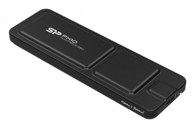 SILICON POWER PX10 - SSD - 512 Go - externe (portable) - USB 3.2 Gen 2 (USB-C connecteur) - noir