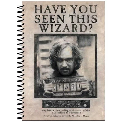  Pyramid International Harry Potter cahier &agrave; spirale A5 Wanted Sirius