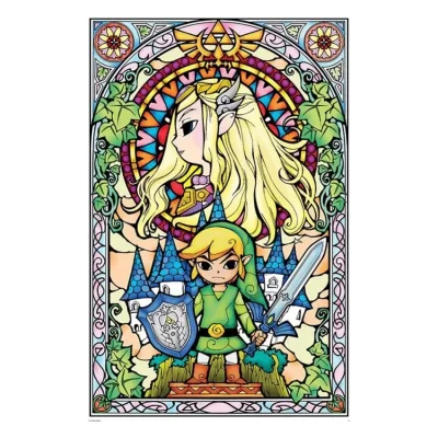 PYRAMID INTERNATIONAL  Legend of Zelda pack posters Stained Glass 61 x
