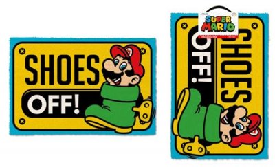 PYRAMID  International SUPER MARIO SHOES OFF PAILLASSON- - D&eacute;coration