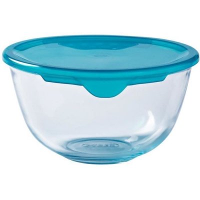 PYREX  Bol de pr&eacute;paration + couvercle en plastique 21 cm transparent