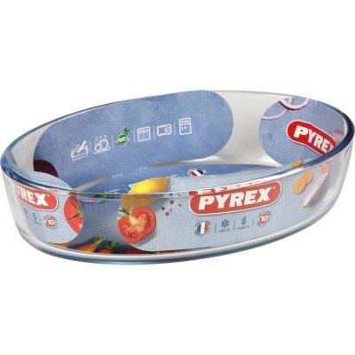 PYREX  plat a four ovale classic glassware 25x17 cm transparent