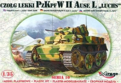 MIRAGE HOBBY Pzkpfw Ii Ausf. L ''luchs'' Mit Foto&auml;tzteilen- 1:35e - 