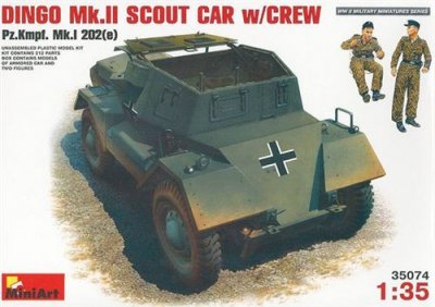 MINI ART Pzkpwg Mk.i 202 Mit Crew - 1:35e - Miniart