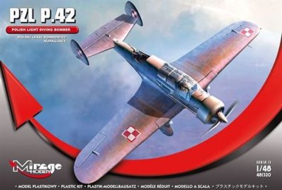  Pzl P.42 (polish Light Diving Bomber) - 1:48e - Mirage Hobby