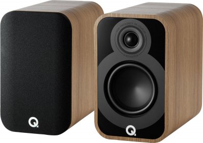 Q ACOUSTICS  5010 Ch&ecirc;ne clair - Enceinte Biblioth&egrave;que (la paire)