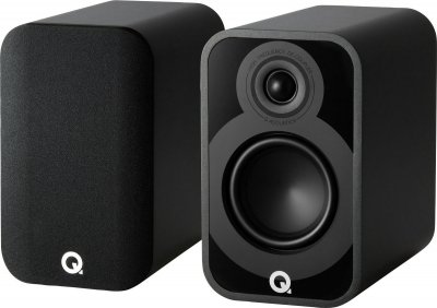 Q ACOUSTICS  5010 Noir Mat - Enceinte Biblioth&egrave;que (la paire)