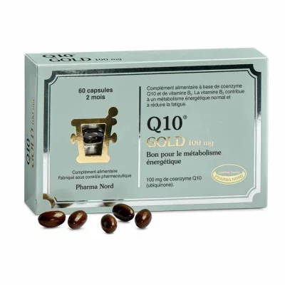 PHARMA NORD Q10 Gold Metabolisme Energetique 60 Capsules 100mg 
