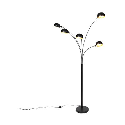 QAZQA  led lampadaires sixties fl - noir - design - longueur 1000mm