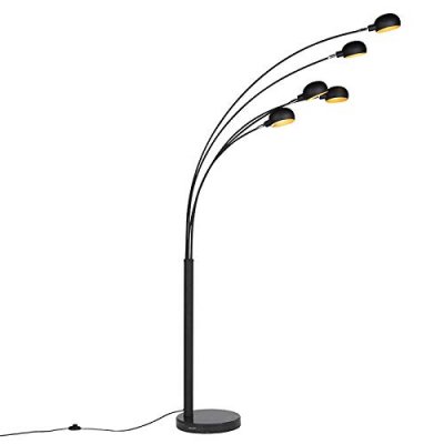 QAZQA  led lampadaires sixties - noir - design - longueur 1240mm