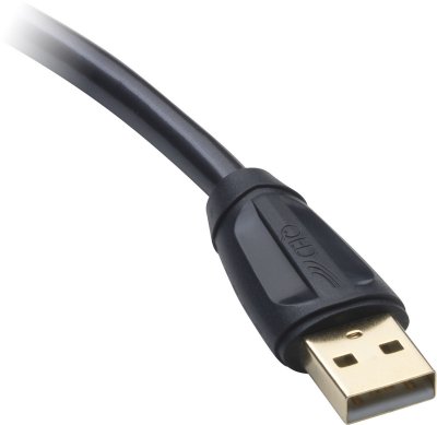 GENERIQUE QED QE6903 C&acirc;ble USB Type A-B 3 m Noir