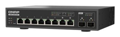 QNAP  QSW-L3208-2C6T, G&eacute;r&eacute;, L2, 10G Ethernet (100/1000/10000), Bureau