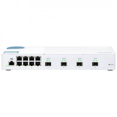 QNAP  QSW-M408S 8 Port 1Gbps 4 Port 10GbE SFP+ Web Management Switch