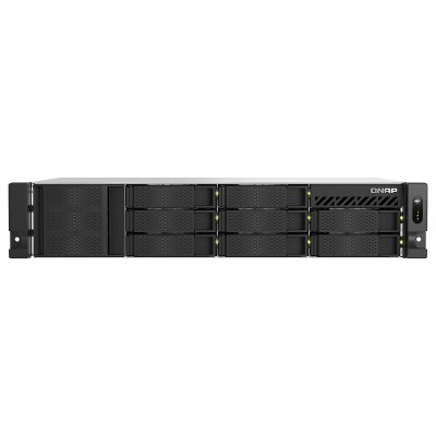QNAP  TS-855EU-RP NAS Rack (2 U) Intel Atom&reg; C5125 8 Go DDR4 0 To QuTS hero Noir - Neuf