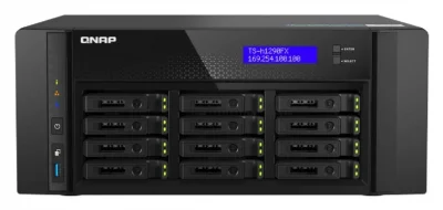 QNAP  TS-h1290FX NAS Tower Ethernet/LAN Noir 7232P