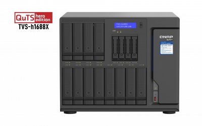 QNAP  TVS-h1688X NAS Tower Ethernet/LAN Noir TVS-h1688X-W1250-32G