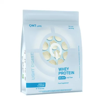 QNT  Light Digest Prot&eacute;ine Whey Bcaa et Fibres Vanille