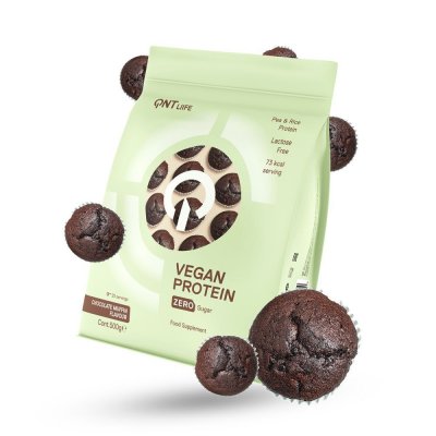 QNT  Nutrition Prot&eacute;ine V&eacute;g&eacute;talienne 500 gr Muffin au chocolat