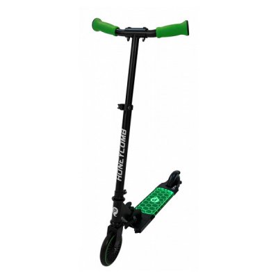 QPLAY  Marchepied pour enfant Honeycomb Junior Frein &agrave; pied Vert