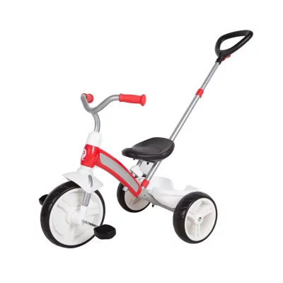 QPLAY  tricycle Elite Plus 60 x 48 cm acier/caoutchouc rouge
