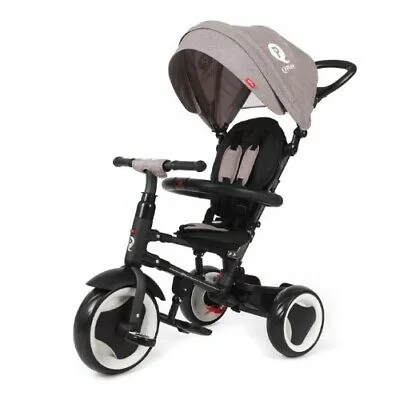  QPlay tricycle Rito junior 90 x 49 x 93 cm gris acier