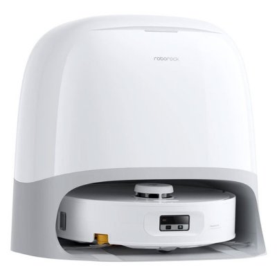 ROBOROCK Qrevo Curv 2 FlowX - Robot Aspirateur Laveur , Blanc - Neuf