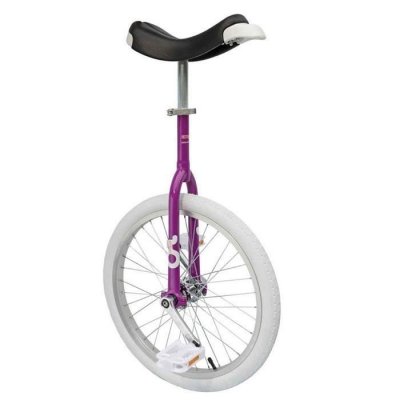 QU AX QU-AX Onlyone Monocycle Unisexe-Adulte, Fuchsia/Blanc, Taille Unique