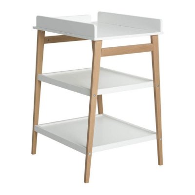 QUAX Qu-ax table &agrave; langer table &agrave; langer hip blanc naturel 