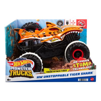 HOTW Quad Radiocommand&eacute; L'innar&eacute;table Tiger Shark Hot Wheels - La Bo&icirc;te