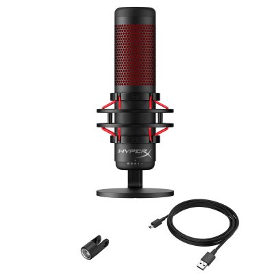 HYPERX QUADCAST Standalone Micro Gaming Noir