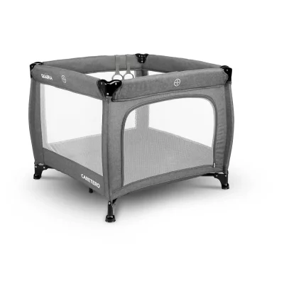 CARETERO Quadra parc b&eacute;b&eacute; de voyage pliant de 0 &agrave; 15 kg gris