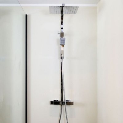 ESSEBAGNO Quartos colonne de douche chrom&eacute;e avec thermostatique 300 - Chrom&eacute;