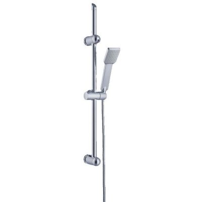 ESSEBAGNO Quartos ensemble et barre de douche 3 pi&egrave;ces  chrom&eacute;e