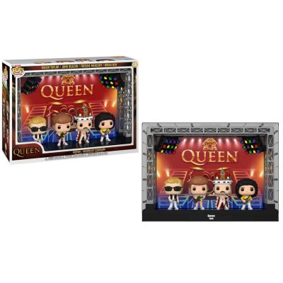  Queen - Pack 4 Figurines Pop! Deluxe Wembley Stadium