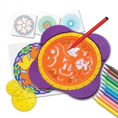 QUERCETTI  Fun Drawing Game Spirograph Multicolore
