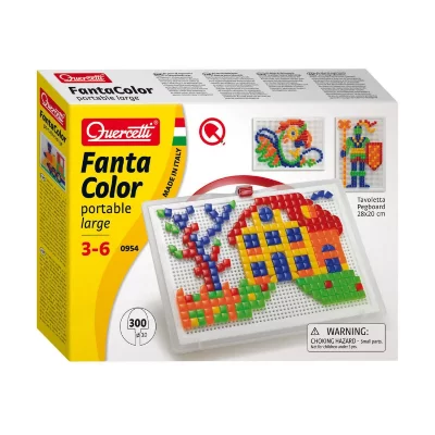QUERCETTI  Jeu de mosa&iuml;ques FantaColor Portable Large Carr&eacute;