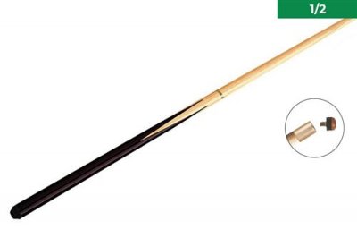 SUPREME Queue billard standard 145 cm 1/2 - Virole laiton & Embout viss&eacute; 11mm