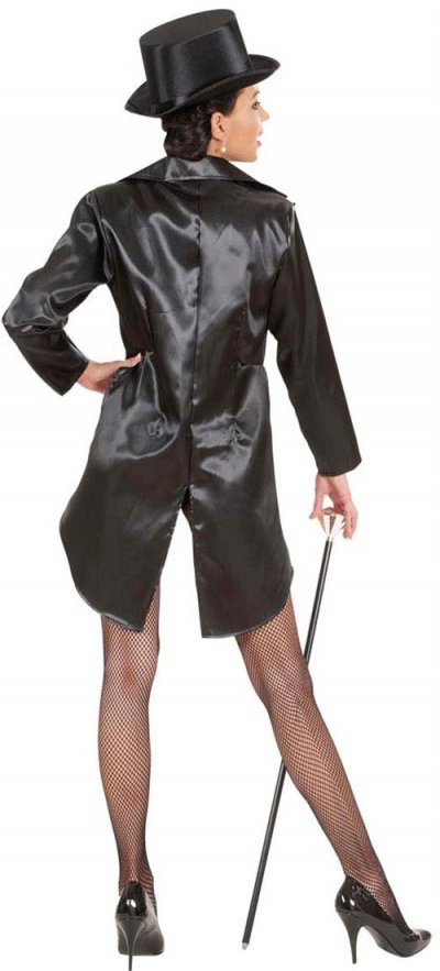 W WIDMANN MILANO PARTY FASHION Queue de pie satin&eacute;e noire femme