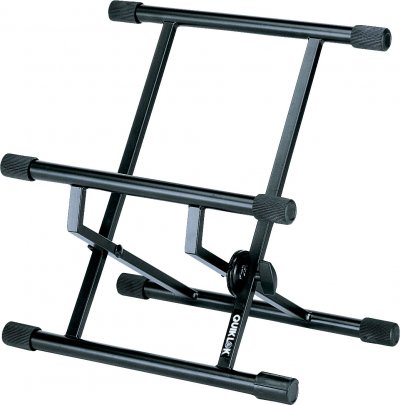 QUIKLOK Quik Lok BS/317 Support pour amplificateur &agrave; double embase Noir