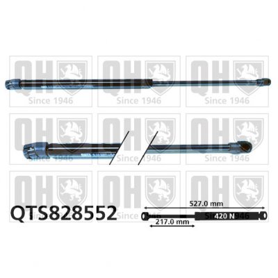 QUINTON HAZELL  V&eacute;rin de coffre NISSAN QTS828552 904506MA0A,904516MA0A