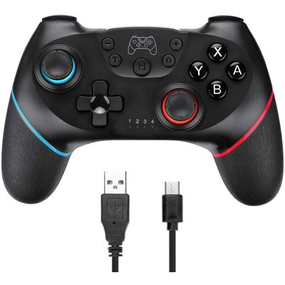 QUMOX  Manette sans fil pour Nintendo Switch, Bluetooth Manette Switch Pro